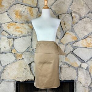 Gucci 2003 Collection Cotton Sateen Knee-Length Skirt Umber | IT42, US6